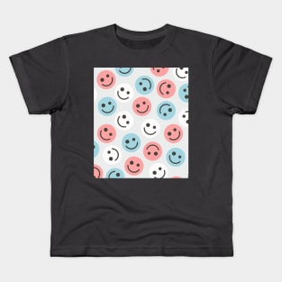 Trans Happy Faces Kids T-Shirt